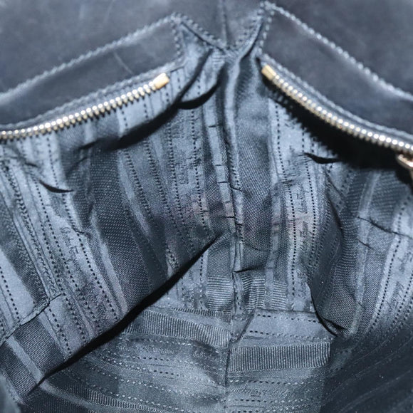 Salvatore Ferragamo Vera Shoulder Bag Enamel Black Gold Auth bs26598