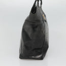 Salvatore Ferragamo Vera Shoulder Bag Enamel Black Gold Auth bs26598-3
