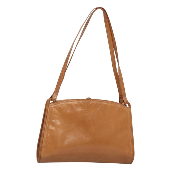 BOTTEGA VENETA Shoulder Bag Leather Brown Auth bs26599