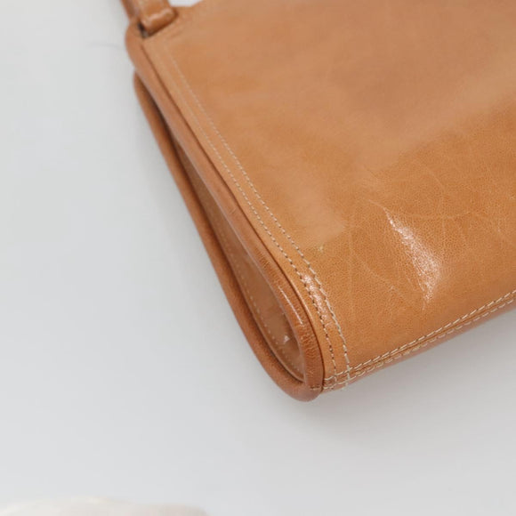 BOTTEGA VENETA Shoulder Bag Leather Brown Auth bs26599