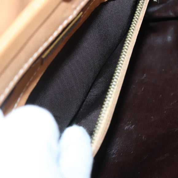 BOTTEGA VENETA Shoulder Bag Leather Brown Auth bs26599