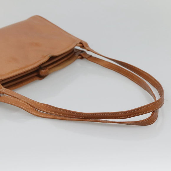 BOTTEGA VENETA Shoulder Bag Leather Brown Auth bs26599