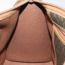 Christian Dior Honeycomb Canvas Hand Bag PVC Black Gold Auth bs26600-19