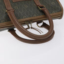 Christian Dior Honeycomb Canvas Hand Bag PVC Black Gold Auth bs26600-7