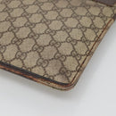 GUCCI GG Supreme Shoulder Bag PVC Beige Silver 27639 Auth bs26601-15