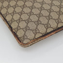 GUCCI GG Supreme Shoulder Bag PVC Beige Silver 27639 Auth bs26601-16