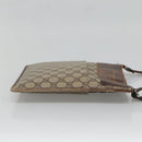 GUCCI GG Supreme Shoulder Bag PVC Beige Silver 27639 Auth bs26601-3