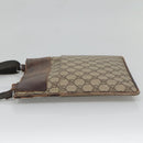 GUCCI GG Supreme Shoulder Bag PVC Beige Silver 27639 Auth bs26601-4