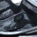 GUCCI Bamboo Hand Bag Leather 2way Black Gold 002 2058 0508 0 Auth bs26604-10