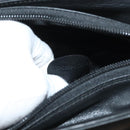 GUCCI Bamboo Hand Bag Leather 2way Black Gold 002 2058 0508 0 Auth bs26604-12