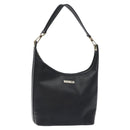 GUCCI Shoulder Bag Leather Black Gold 001 4204 Auth bs26605-1