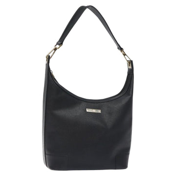 GUCCI Shoulder Bag Leather Black Gold 001 4204 Auth bs26605