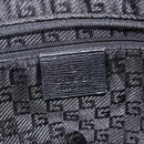 GUCCI Shoulder Bag Leather Black Gold 001 4204 Auth bs26605-19