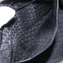 GUCCI Shoulder Bag Leather Black Gold 001 4204 Auth bs26605-22