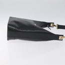 GUCCI Shoulder Bag Leather Black Gold 001 4204 Auth bs26605-3