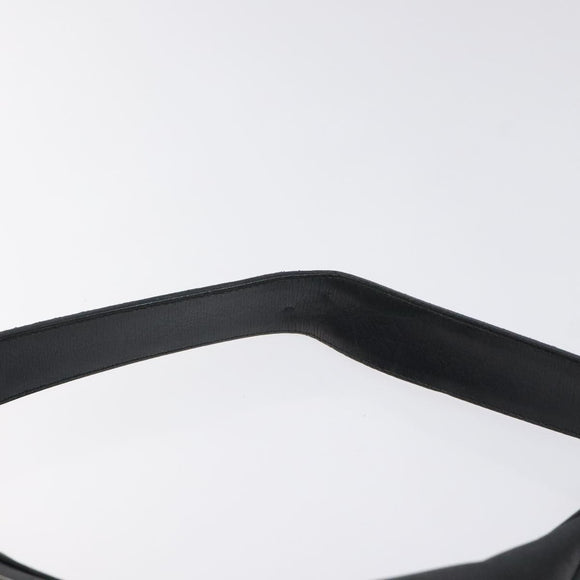 GUCCI Shoulder Bag Leather Black Gold 001 4204 Auth bs26605