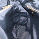 Salvatore Ferragamo Vera Tote Bag Leather Black Gold Auth bs26608-19