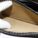 CELINE Shoulder Bag Leather Black Gold Auth bs26612-21