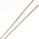 CHANEL Clover Necklace metal Silver CC Auth bs26614-14