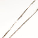 CHANEL Clover Necklace metal Silver CC Auth bs26614-15