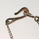 CHANEL Clover Necklace metal Silver CC Auth bs26614-9
