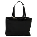 GUCCI Tote Bag Nylon Enamel Black Silver 002 1039 Auth bs26622-1