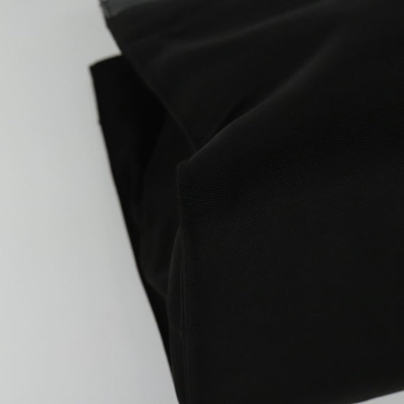 GUCCI Tote Bag Nylon Enamel Black Silver 002 1039 Auth bs26622