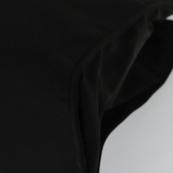 GUCCI Tote Bag Nylon Enamel Black Silver 002 1039 Auth bs26622