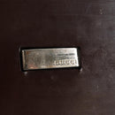 GUCCI Shoulder Bag Patent leather Brown Silver 002 2046 0433 Auth bs26623-17