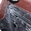 GUCCI Shoulder Bag Patent leather Brown Silver 002 2046 0433 Auth bs26623-22