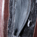 GUCCI Shoulder Bag Patent leather Brown Silver 002 2046 0433 Auth bs26623-23