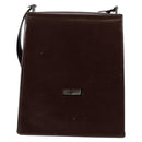 GUCCI Shoulder Bag Patent leather Brown Silver 002 2046 0433 Auth bs26623-13