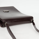 GUCCI Shoulder Bag Patent leather Brown Silver 002 2046 0433 Auth bs26623-6