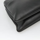 GUCCI GG Marmont Ally Hand Bag Leather Black Gold 550130 Auth bs26625-16