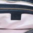 GUCCI GG Marmont Ally Hand Bag Leather Black Gold 550130 Auth bs26625-17