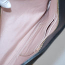 GUCCI GG Marmont Ally Hand Bag Leather Black Gold 550130 Auth bs26625-21