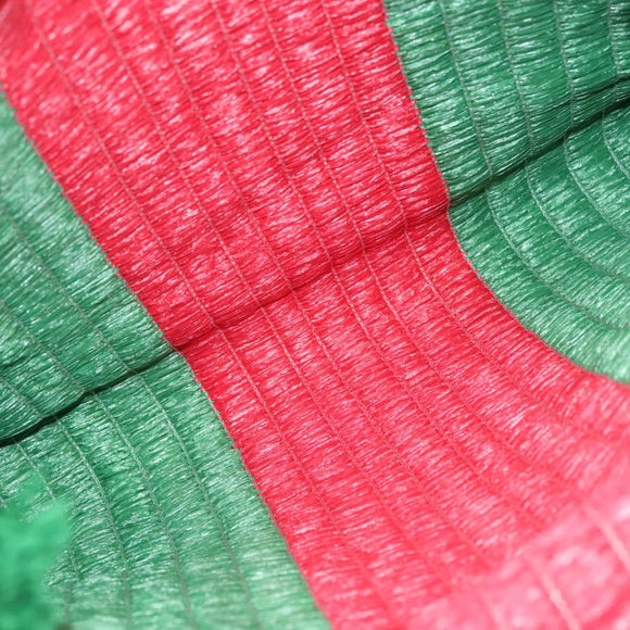 GUCCI Hand Bag Straw Green Red 524810 Auth bs26626
