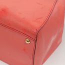 FENDI To joule Hand Bag Leather Pink Gold Auth bs26640-17