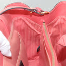 FENDI To joule Hand Bag Leather Pink Gold Auth bs26640-20