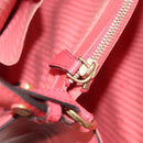 FENDI To joule Hand Bag Leather Pink Gold Auth bs26640-26