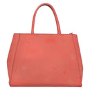 FENDI To joule Hand Bag Leather Pink Gold Auth bs26640-2