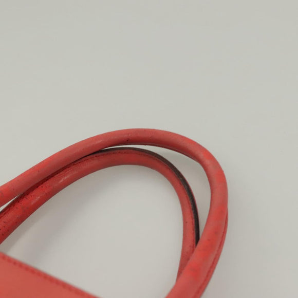 FENDI To joule Hand Bag Leather Pink Gold Auth bs26640