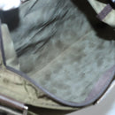 PRADA Shoulder Bag Nylon Khaki Silver Auth bs26652-11