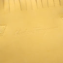 Salvatore Ferragamo Tote Bag Suede Yellow Auth bs26661-17
