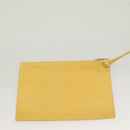 Salvatore Ferragamo Tote Bag Suede Yellow Auth bs26661-21