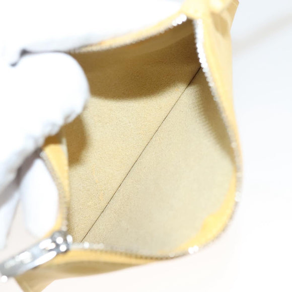 Salvatore Ferragamo Tote Bag Suede Yellow Auth bs26661