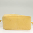 Salvatore Ferragamo Tote Bag Suede Yellow Auth bs26661-5