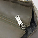 CHANEL Tote Bag PVC Canvas Greige Silver CC Auth bs26664-14