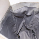 CHANEL Tote Bag PVC Canvas Greige Silver CC Auth bs26664-18