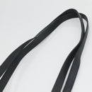 BALLY Shoulder Bag Leather Navy Gold Auth bs26667-8